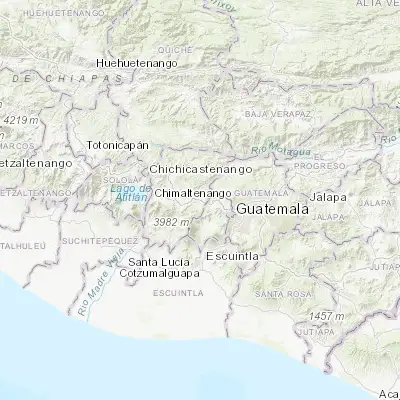 Map showing location of Chimaltenango (14.661110, -90.819440)