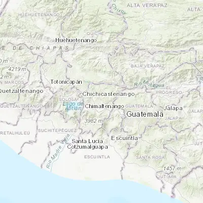 Map showing location of Comalapa (14.740860, -90.887610)