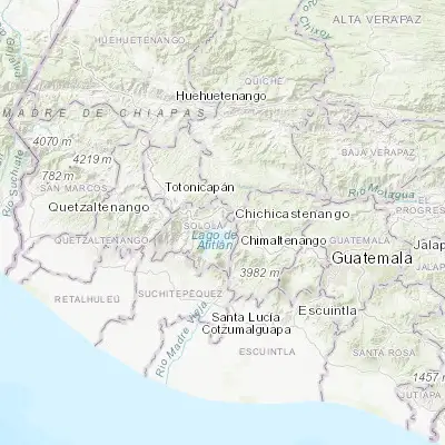 Map showing location of Concepción (14.784170, -91.147540)