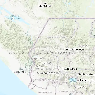 Map showing location of Ixtahuacán (15.416880, -91.769270)