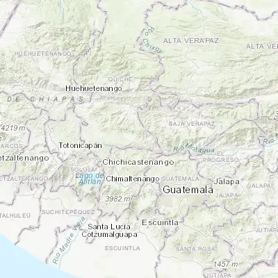 Map showing location of Joyabaj (14.993110, -90.801610)