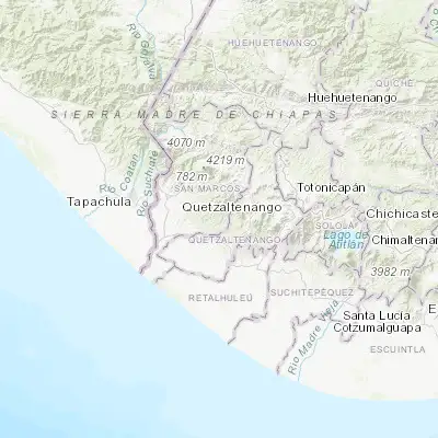 Map showing location of La Reforma (14.801040, -91.822330)