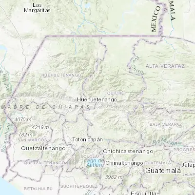 Map showing location of Nebaj (15.406140, -91.146820)