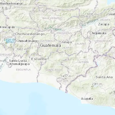 Map showing location of Nueva Santa Rosa (14.381110, -90.276110)
