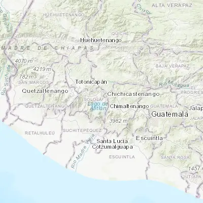 Map showing location of Panajachel (14.741850, -91.156760)