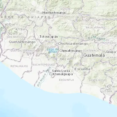 Map showing location of Pochuta (14.544500, -91.089040)