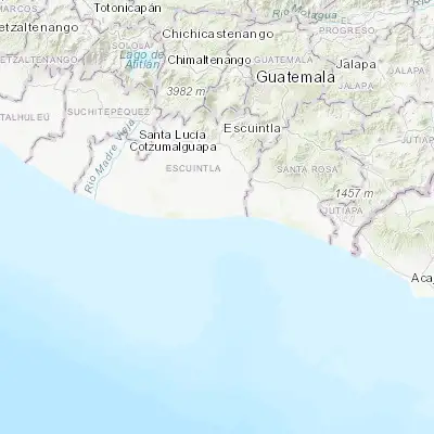 Map showing location of Puerto San José (13.927400, -90.821660)