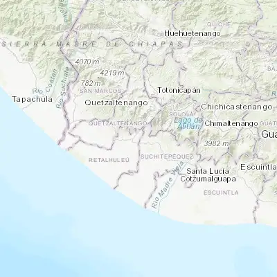 Map showing location of San Andrés Villa Seca (14.578010, -91.585390)