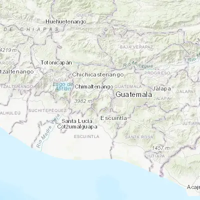 Map showing location of San Antonio Aguas Calientes (14.546760, -90.780540)