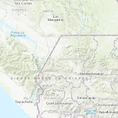 Map showing location of San Antonio Huista (15.650100, -91.771630)