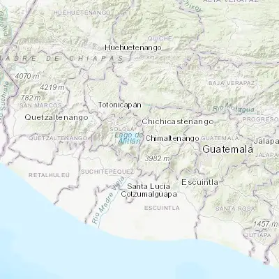 Map showing location of San Antonio Palopó (14.692320, -91.116380)