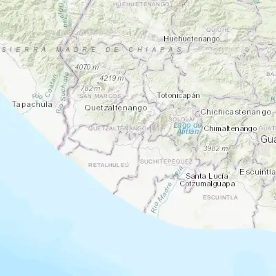 Map showing location of San Felipe (14.623040, -91.595000)