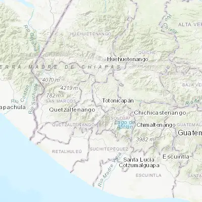 Map showing location of San Francisco El Alto (14.944900, -91.443100)