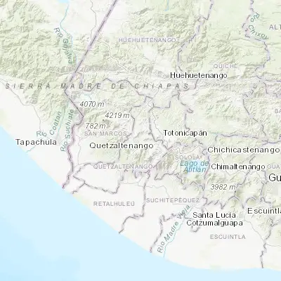 Map showing location of San Miguel Sigüilá (14.895470, -91.614570)