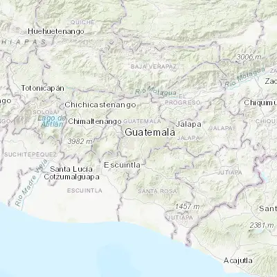 Map showing location of Santa Catarina Pinula (14.570470, -90.499250)