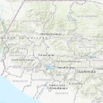 Map showing location of Santa Cruz del Quiché (15.030850, -91.148710)