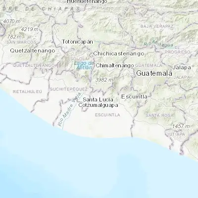 Map showing location of Santa Lucía Cotzumalguapa (14.335050, -91.023390)