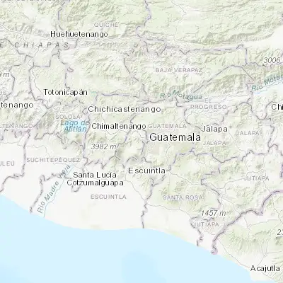 Map showing location of Santa Lucía Milpas Altas (14.576550, -90.676320)