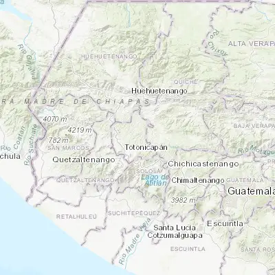 Map showing location of Santa María Chiquimula (15.029920, -91.329200)