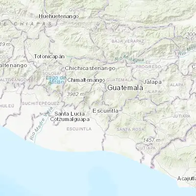 Map showing location of Santa María de Jesús (14.494520, -90.710360)
