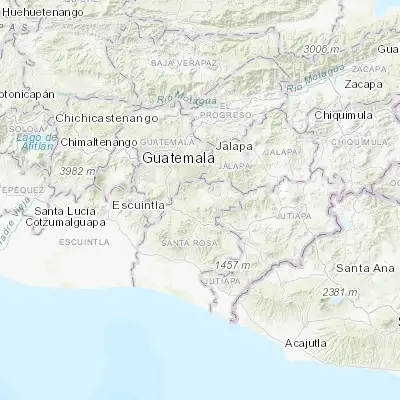 Map showing location of Santa Rosa de Lima (14.388060, -90.295560)