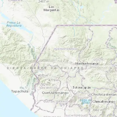 Map showing location of Santiago Chimaltenango (15.476580, -91.696560)
