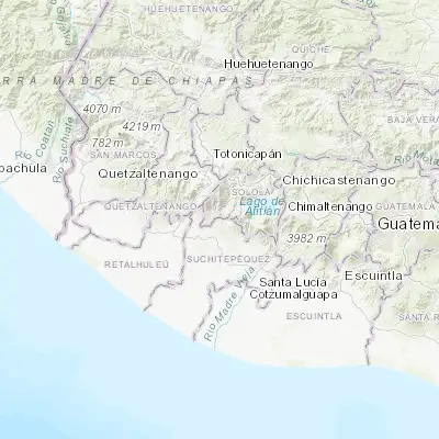 Map showing location of Santo Tomás La Unión (14.632190, -91.410750)