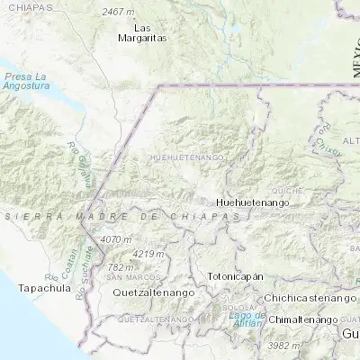 Map showing location of Todos Santos Cuchumatán (15.508460, -91.603820)