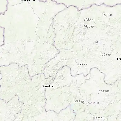 Map showing location of Lélouma (11.423830, -12.681830)