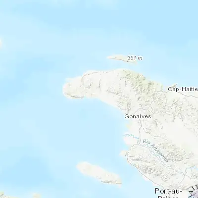 Map showing location of Anse Rouge (19.633820, -73.055300)
