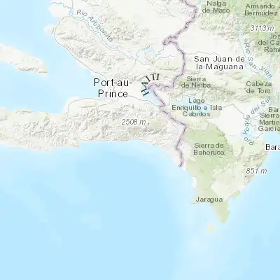 Map showing location of Belle-Anse (18.237680, -72.066380)