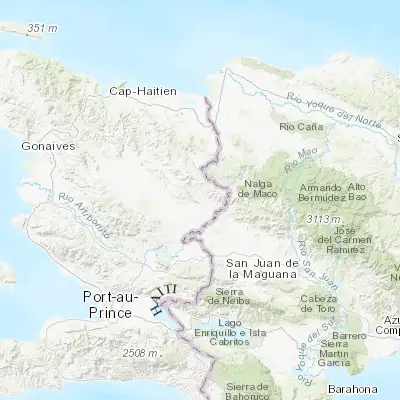 Map showing location of Cerca la Source (19.166960, -71.790150)
