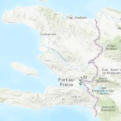 Map showing location of Désarmes (18.993450, -72.390580)
