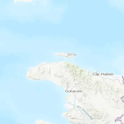 Map showing location of Port-de-Paix (19.939840, -72.830370)