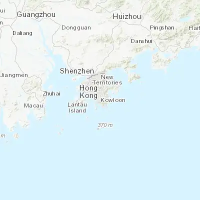 Map showing location of Hong Kong (22.278320, 114.174690)