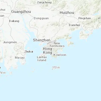 Map showing location of Tsuen Wan (22.371370, 114.113290)