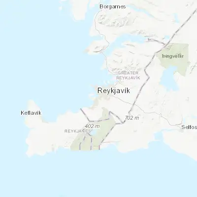 Map showing location of Garðabær (64.088650, -21.922980)