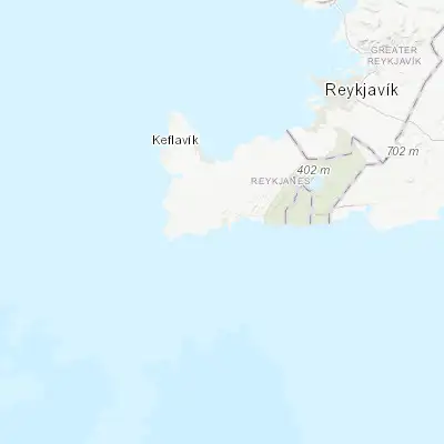 Map showing location of Grindavík (63.838490, -22.439310)