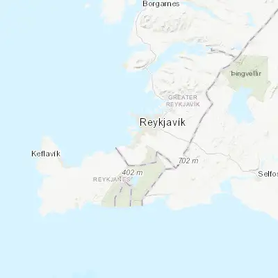 Map showing location of Hafnarfjörður (64.067100, -21.937740)