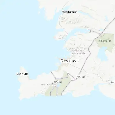 Map showing location of Seltjarnarnes (64.153090, -21.994990)