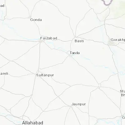 Map showing location of Akbarpur (26.429530, 82.534310)