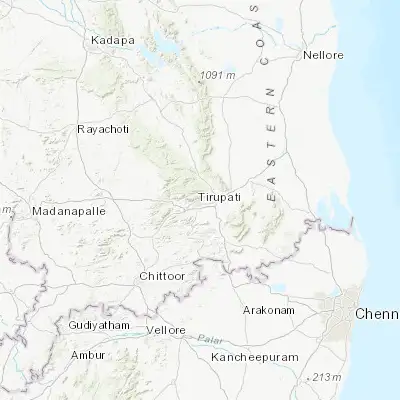 Map showing location of Akkarampalle (13.650000, 79.420000)