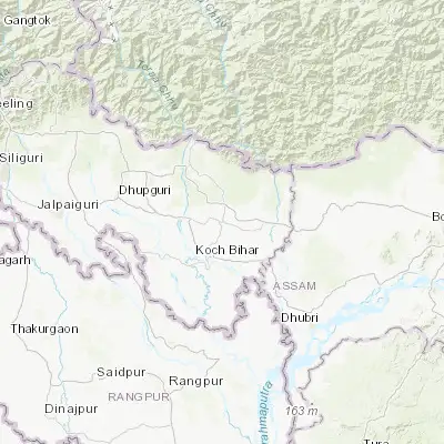Map showing location of Alīpur Duār (26.483500, 89.522860)