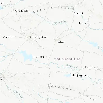 Map showing location of Ambad (19.613010, 75.789060)