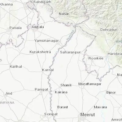 Map showing location of Ambahta (29.857060, 77.335830)