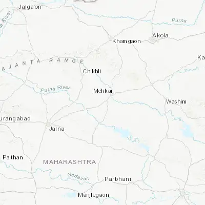 Map showing location of Anjani Khurd (20.066880, 76.478550)