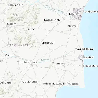 Map showing location of Ariyalūr (11.138490, 79.075560)
