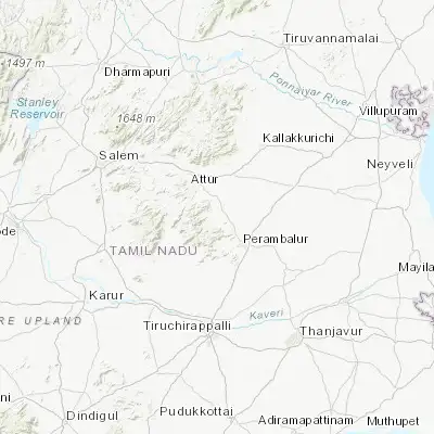 Map showing location of Arumbāvūr (11.380960, 78.729650)