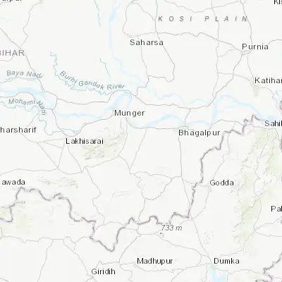 Map showing location of Asarganj (25.150460, 86.686390)