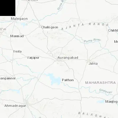 Map showing location of Aurangabad (19.877570, 75.342260)
